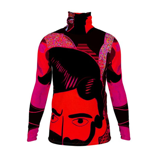 Slim Fit Roll Neck in Aubrey Pink