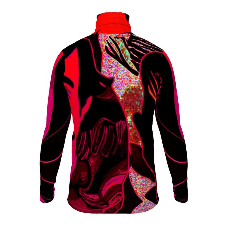 Slim Fit Roll Neck in Aubrey Pink