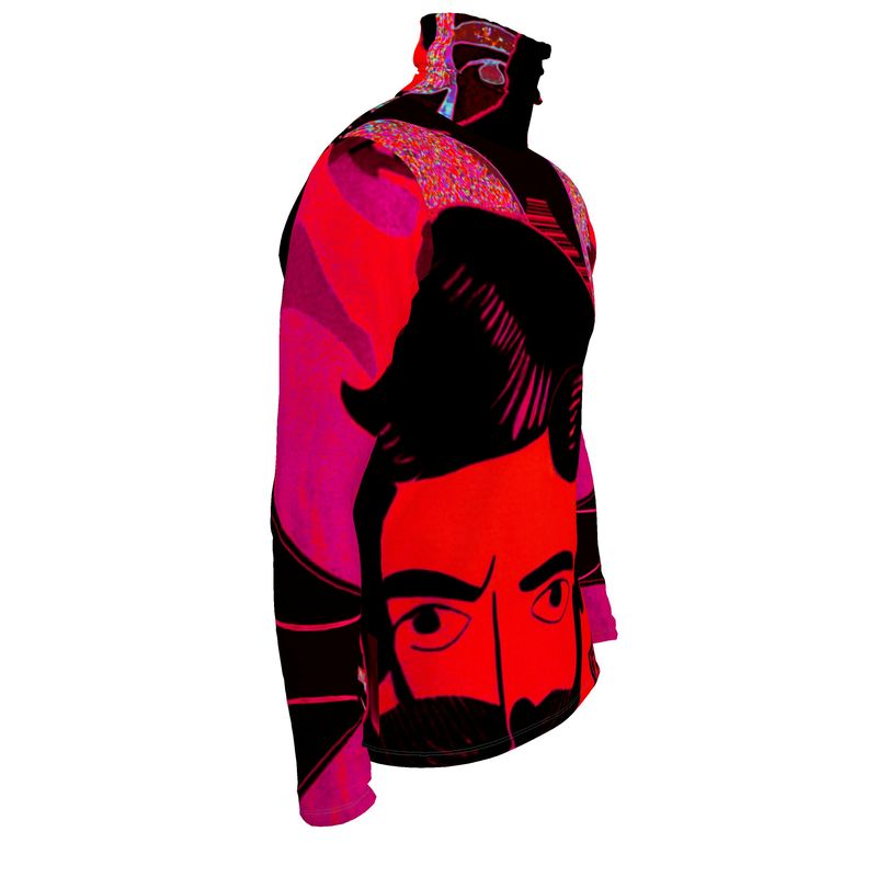 Slim Fit Roll Neck in Aubrey Pink