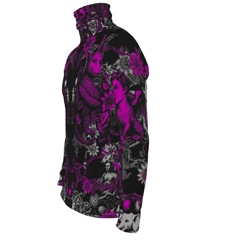 Mens slim fit roll neck