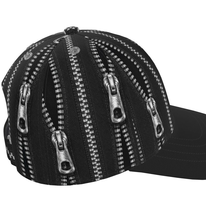 Baseball Cap in Zippers