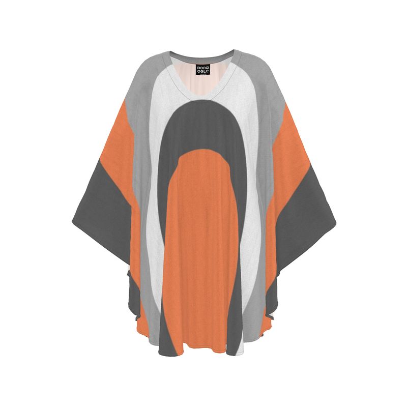 Kaftan in Drape Grey Coral