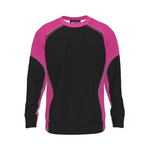 Sweatshirt in Contours Fuchsia Carbon