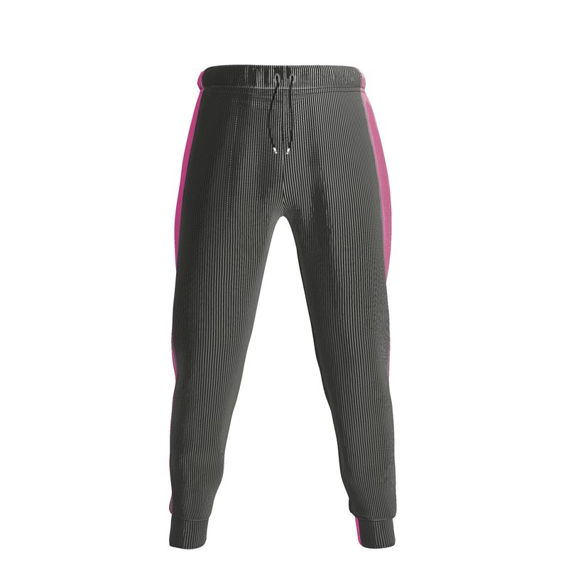 Jogging Bottoms in Contours Fuchsia Carbon