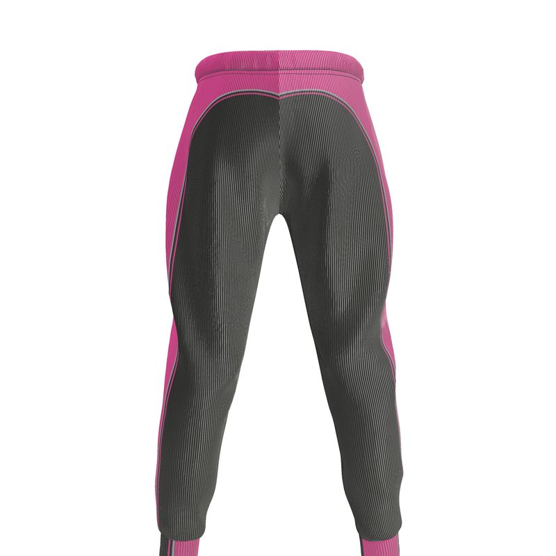 Jogging Bottoms in Contours Fuchsia Carbon
