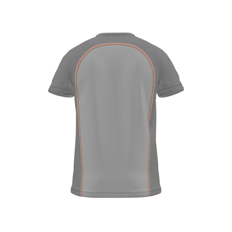All Over Print T Shirt  in Contours Grey Coral