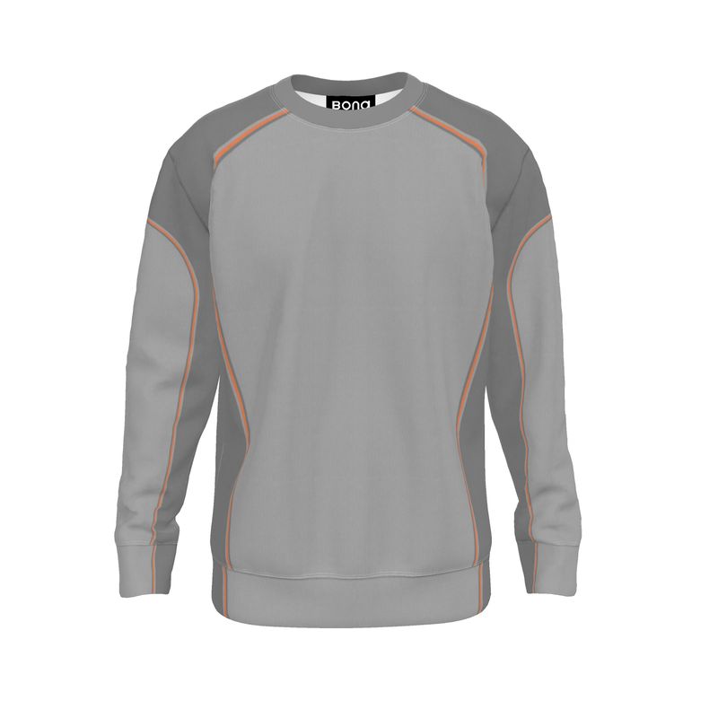 Sweatshirt in Contours Grey Coral