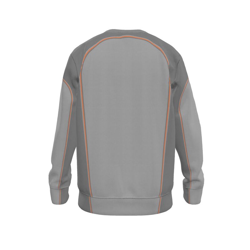 Sweatshirt in Contours Grey Coral