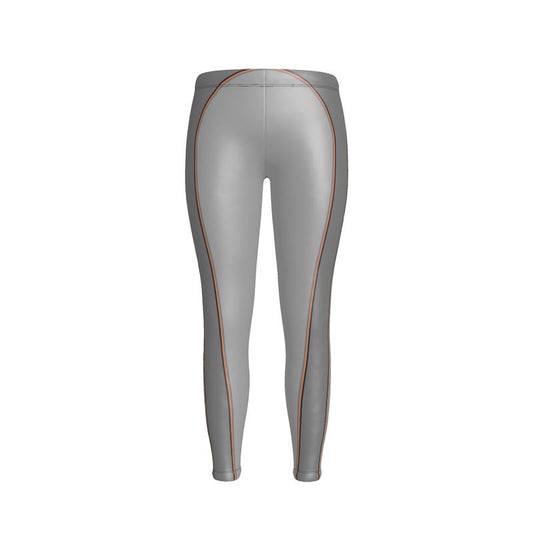 Leggings in  Contours Gray Coral
