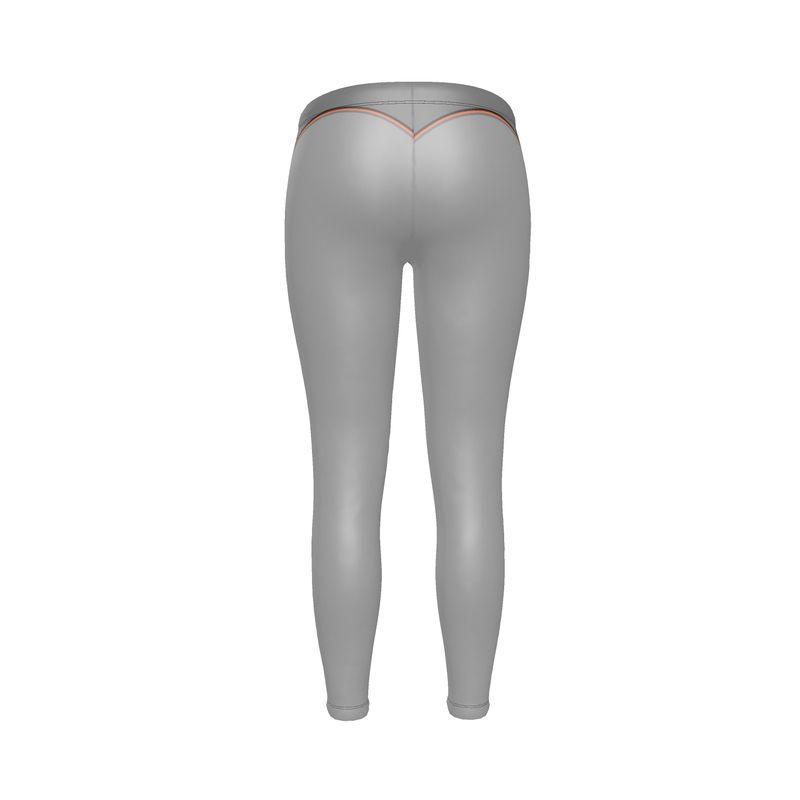 Leggings in  Contours Gray Coral