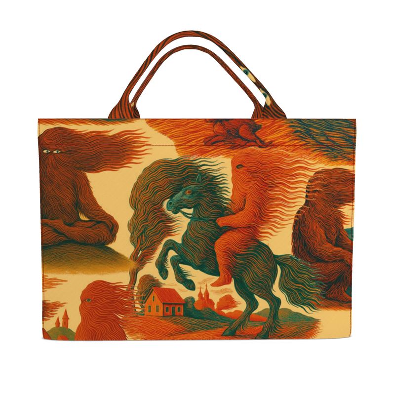 Carryall Tote Bag in Tempest Landscape