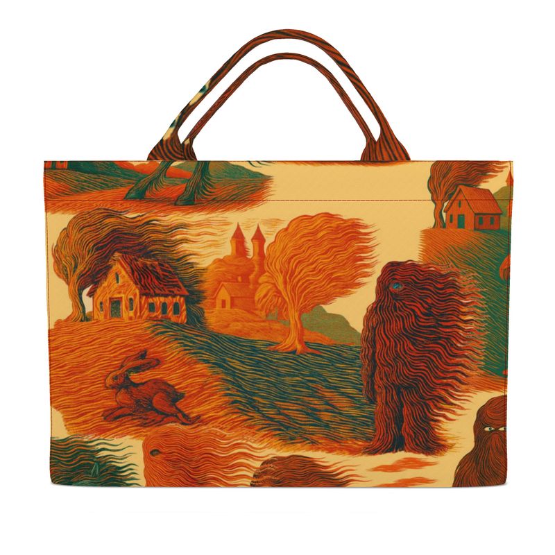 Carryall Tote Bag in Tempest Landscape