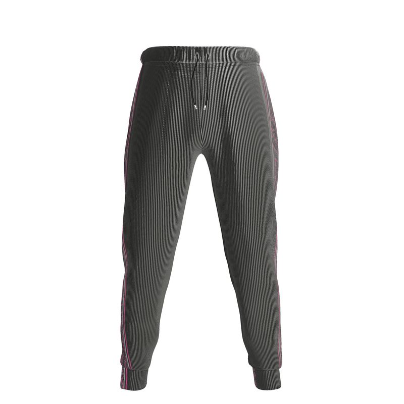 Jogging Bottoms in Contours Pattern  Fuchsia Carbon
