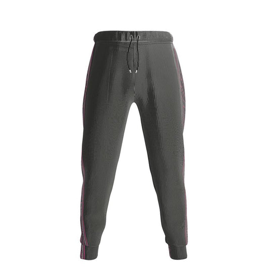 Jogging Bottoms in Contours Pattern  Fuchsia Carbon