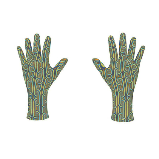 Fleece gloves in Vivid