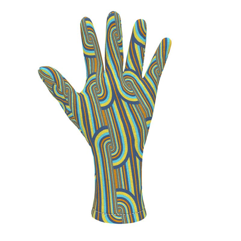 Fleece gloves in Vivid