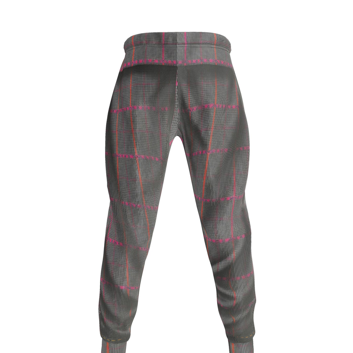 Jogging Bottoms in Trompe Toile Fuchsia Carbon