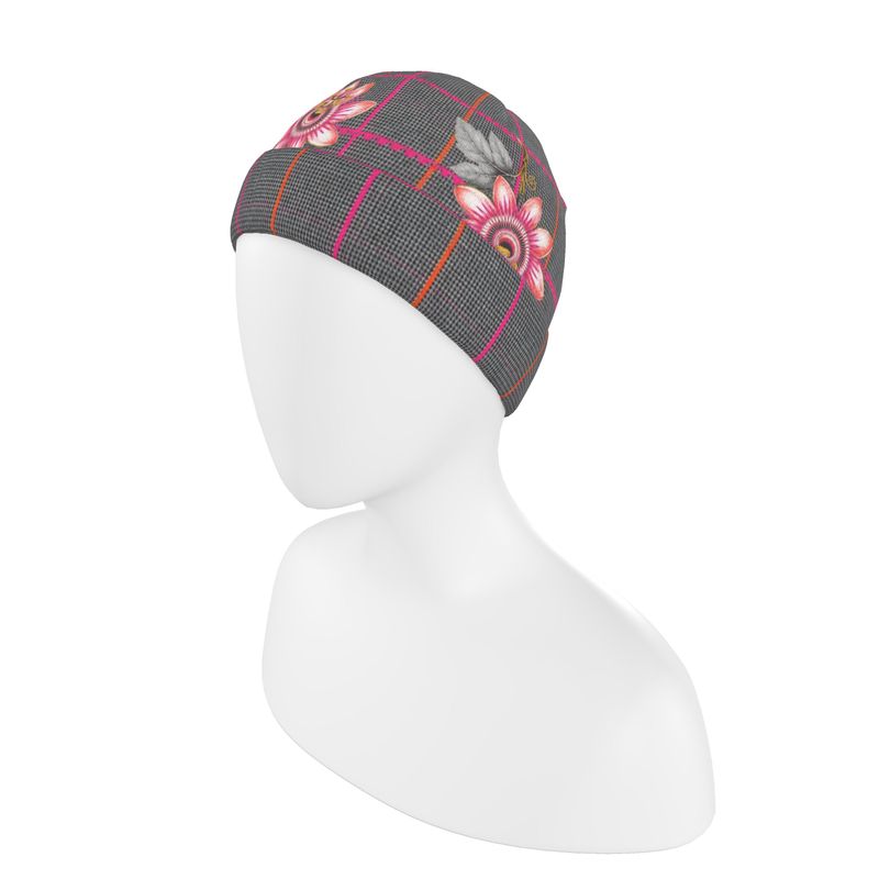 Beanie In Passion Windowpane
