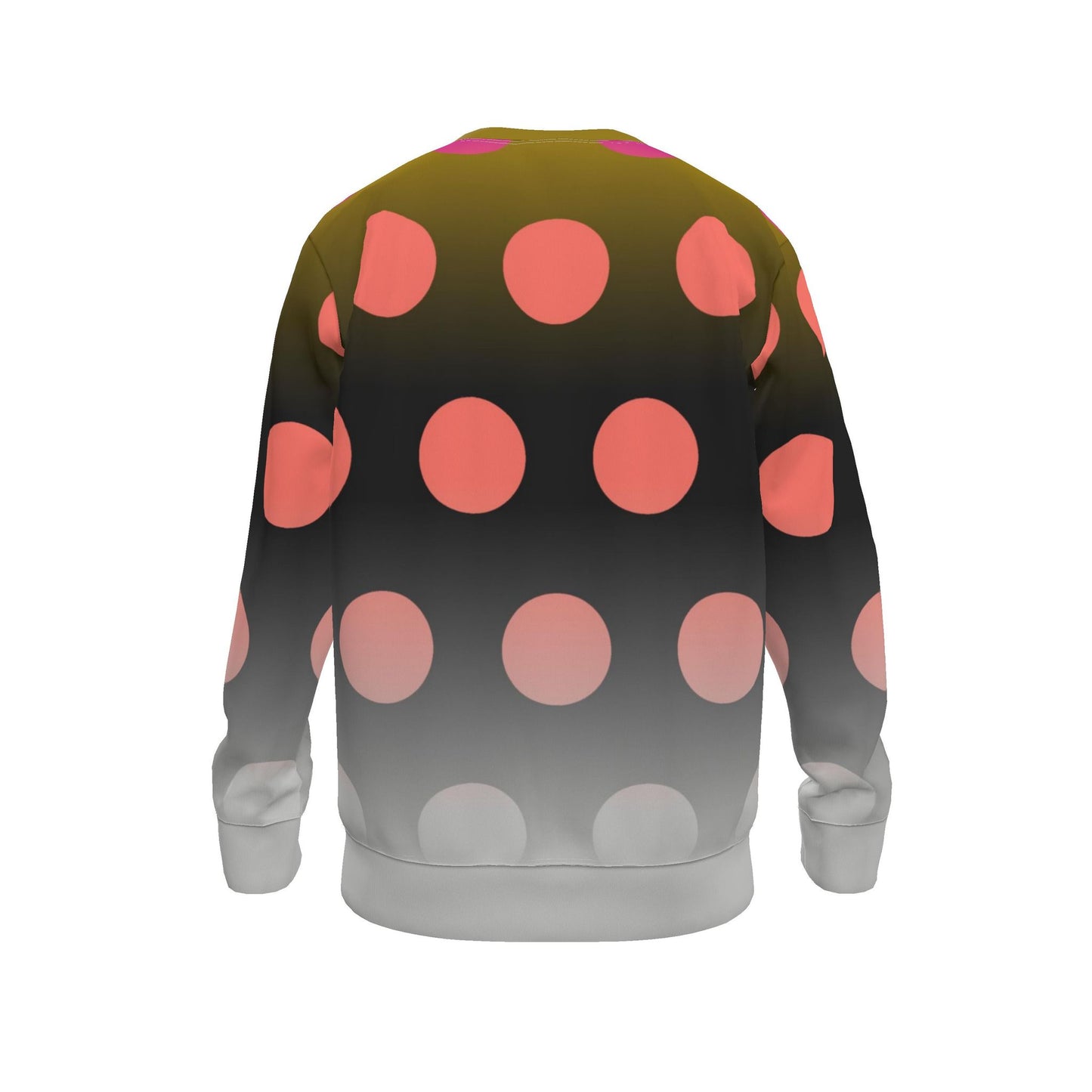 Sweatshirt  in Ombre Polka Golden Dawn