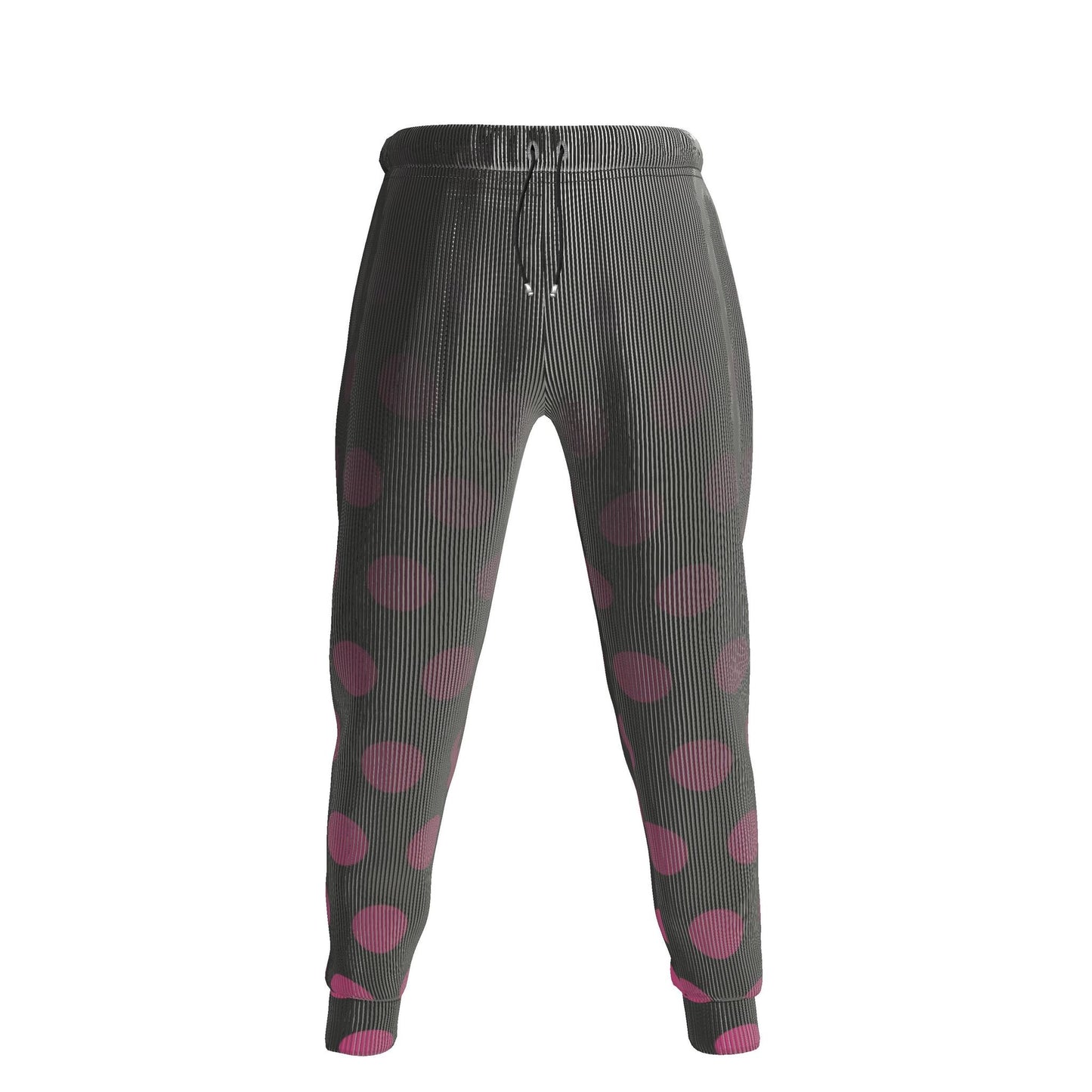 Jogging Bottoms in Ombre Polka Fuchsia  Carbon