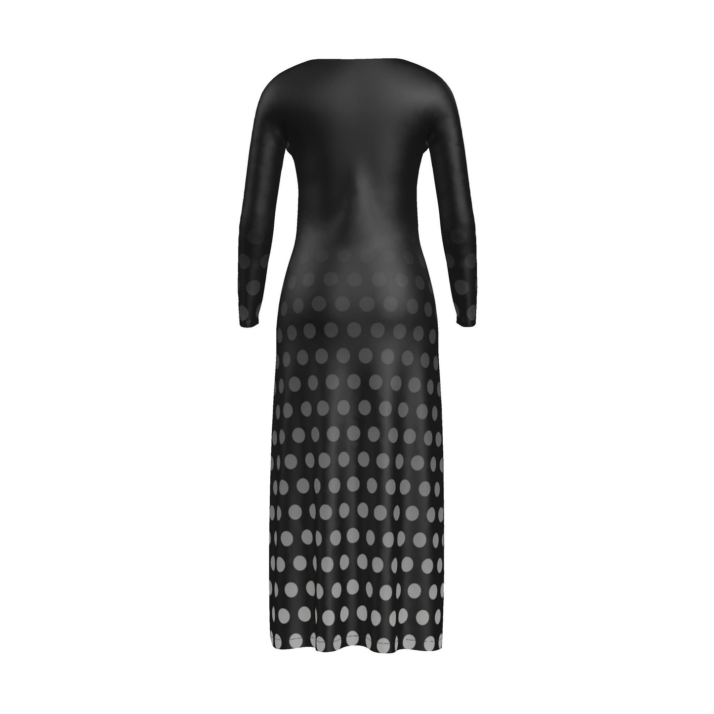 Cardigan Dress in Ombre Carbon Gray