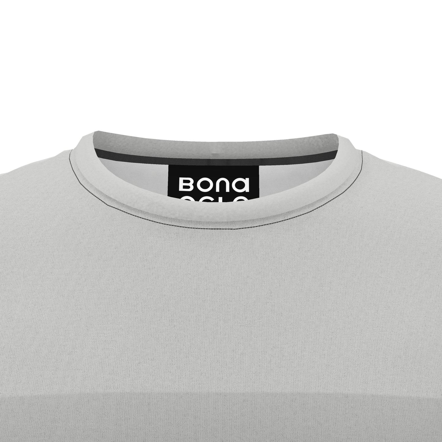 All Over Print T Shirt in Ombre Stripe Carbon Gray