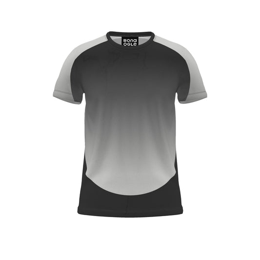 All Over Print T Shirt in Ombre Polka Giant