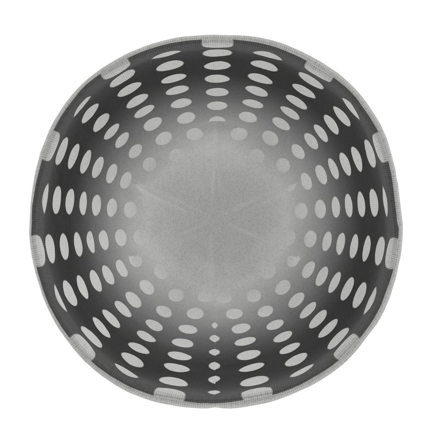 Beanie in Ombre Polka Carbon Gray