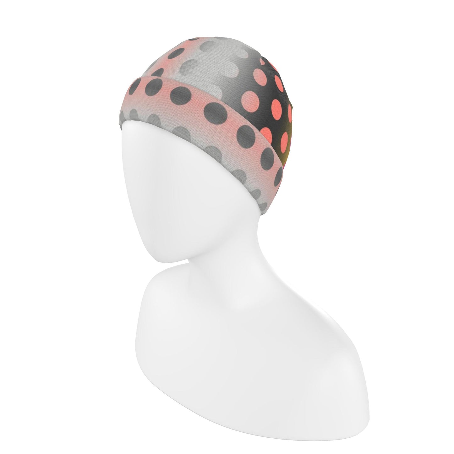 Beanie In Ombre Polka Golfen Dawn