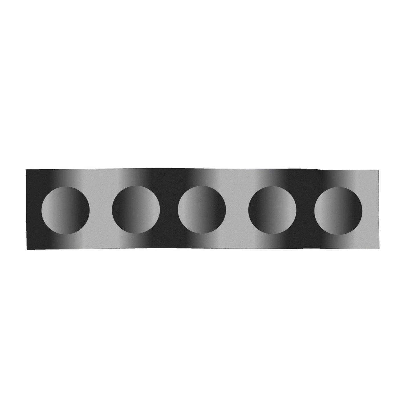 Chiffon silk Scarf in Ombre Polka Carbon Gray