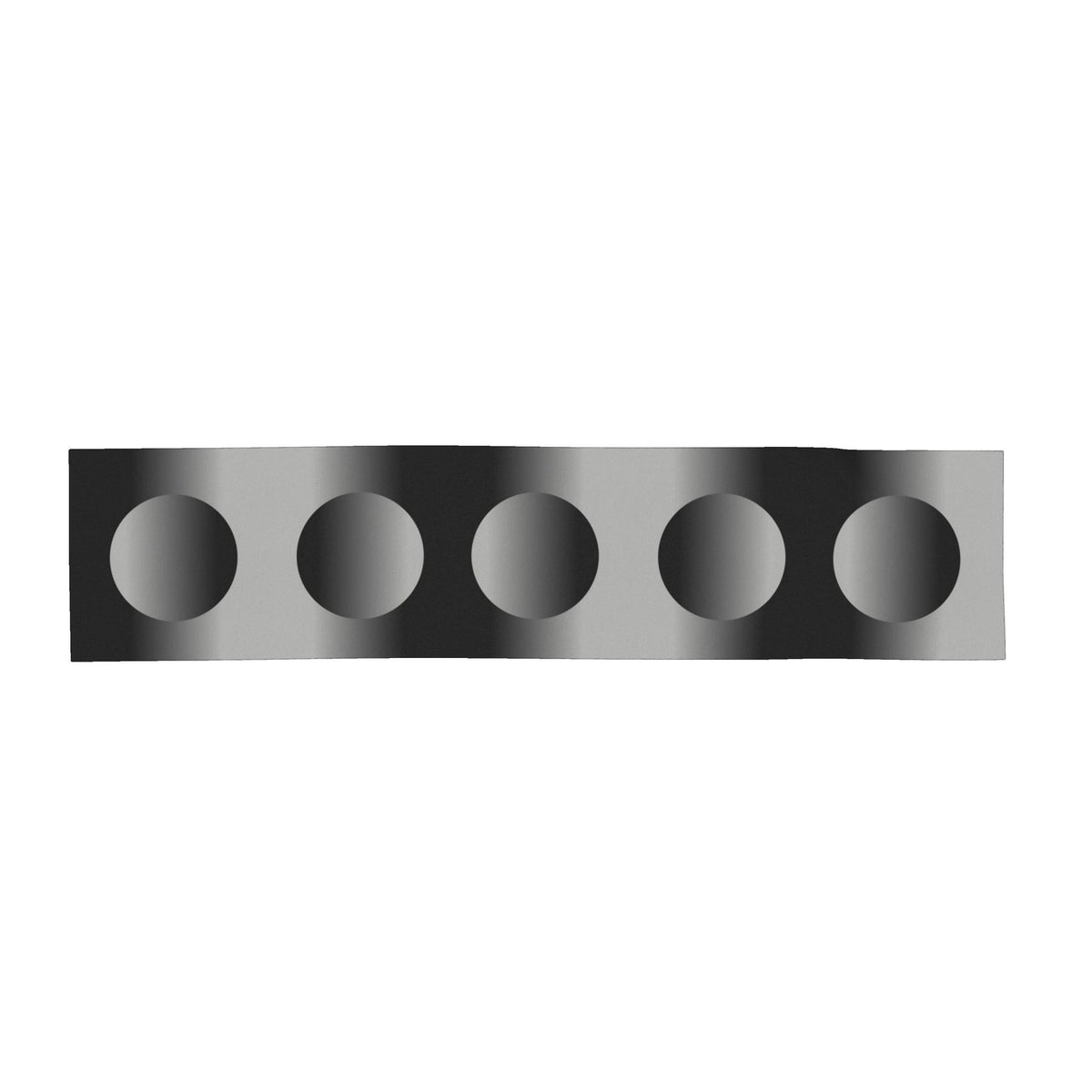 Chiffon silk Scarf in Ombre Polka Carbon Gray