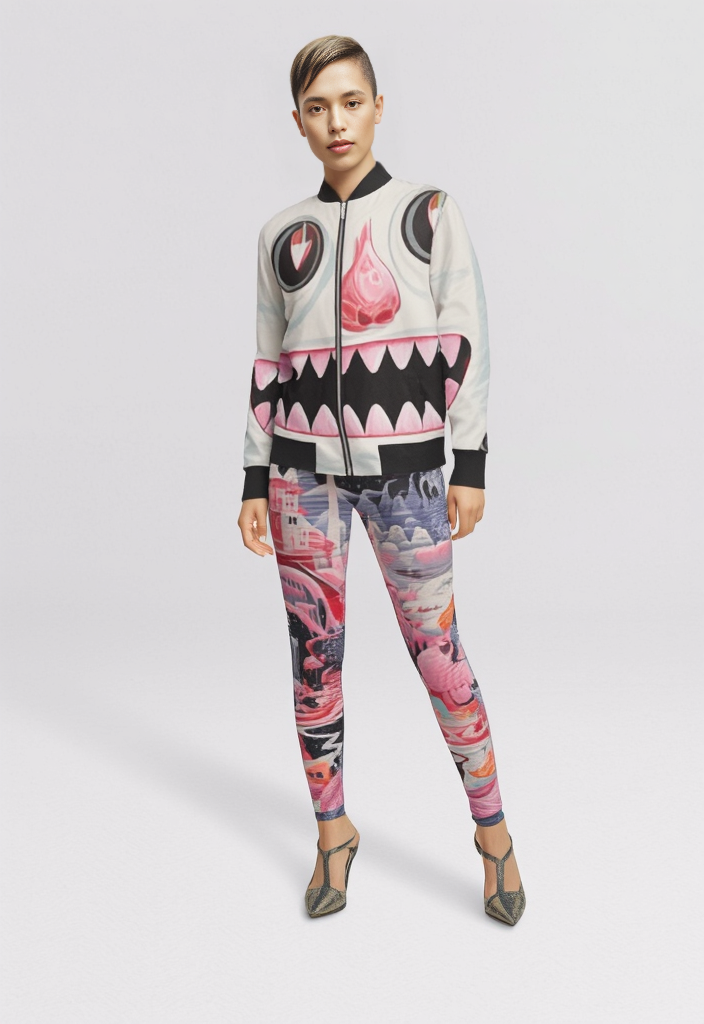 Bomber Jacket in sugar snail
