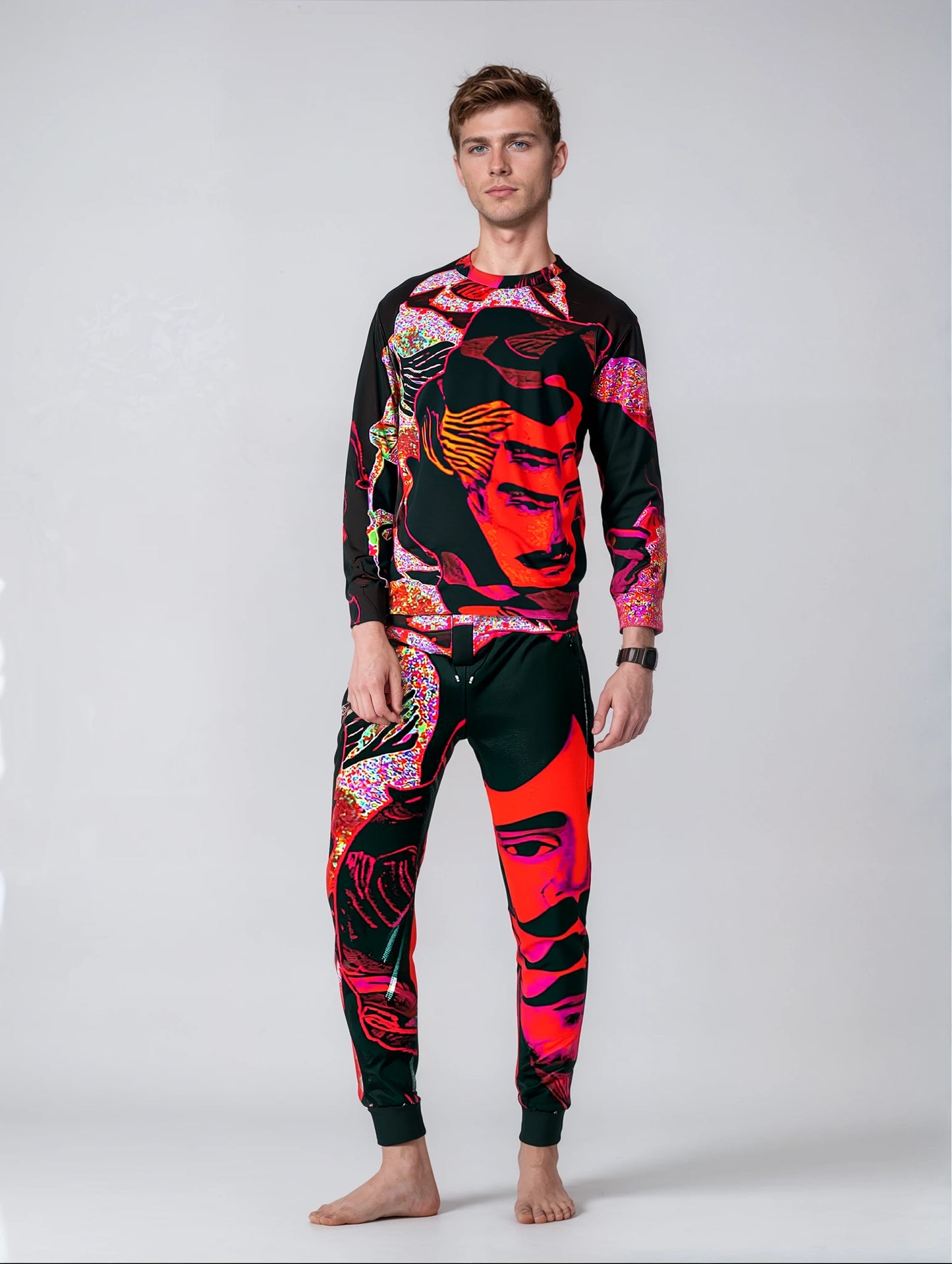 Jogging Bottoms in aubrey pink