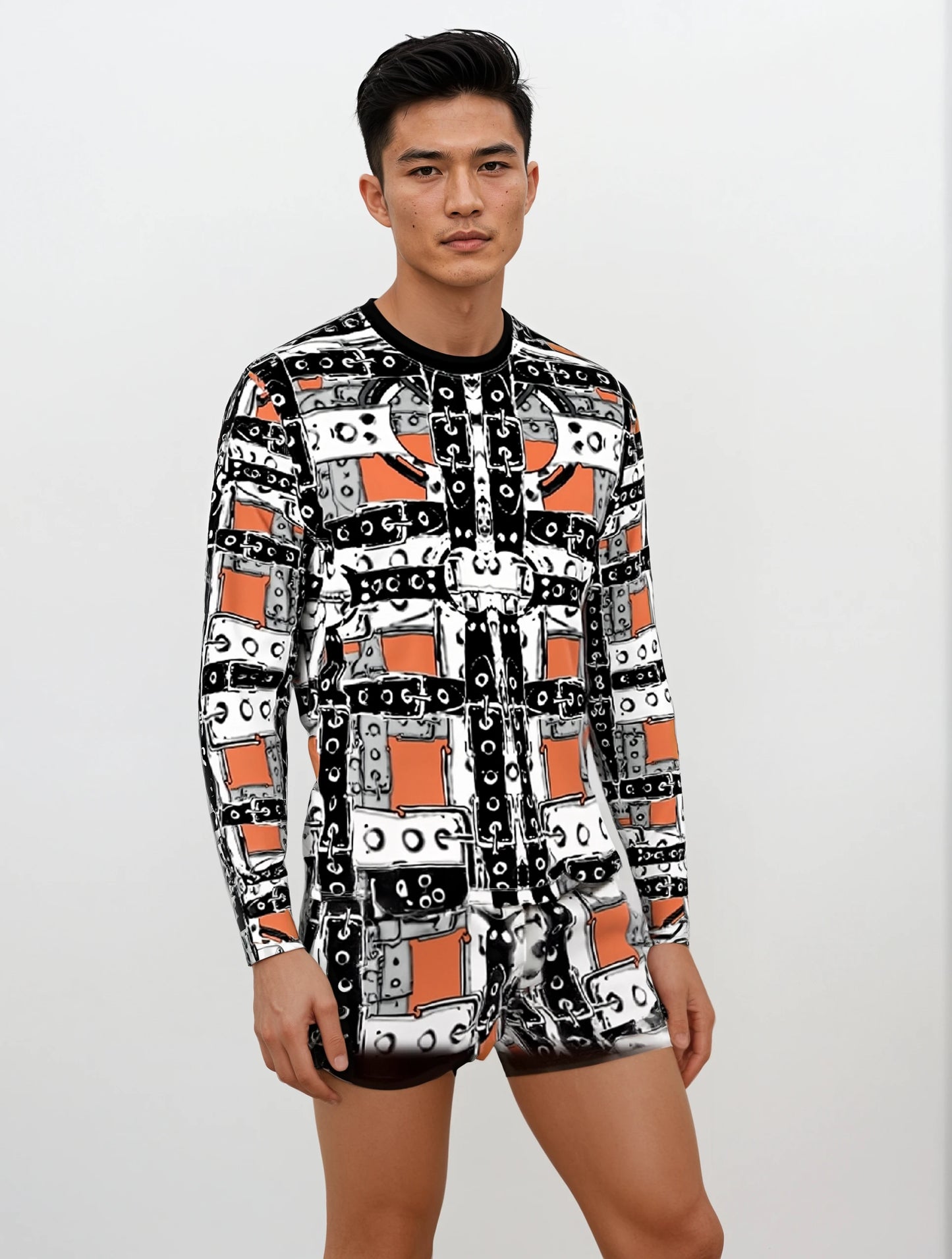 LS T-Shirt in  Harness Gray Coral