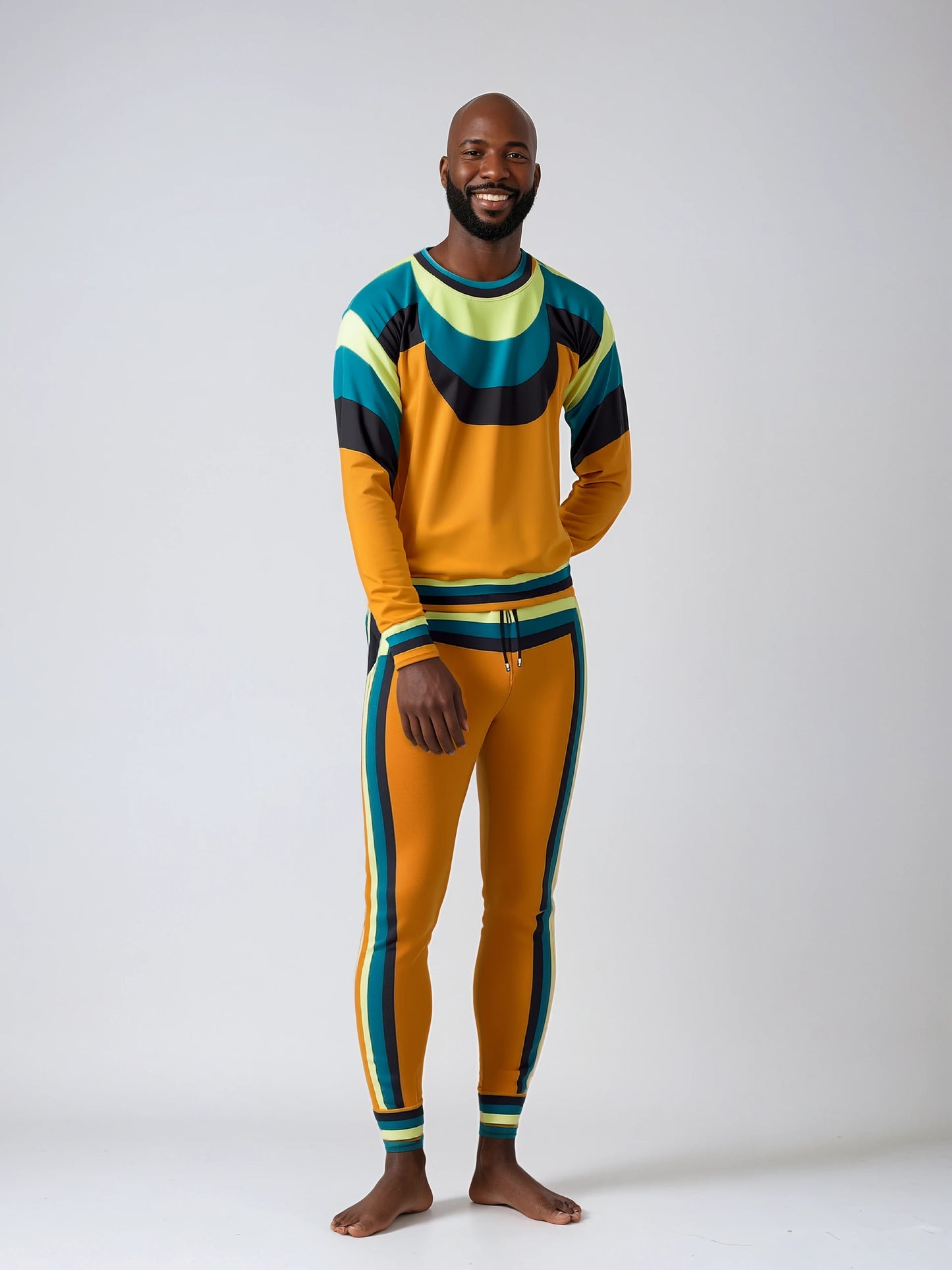 Sweatshirt in 3D orange