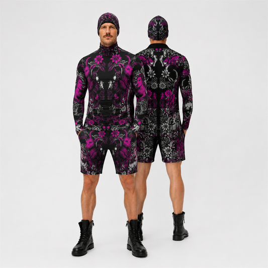 Mens slim fit roll neck