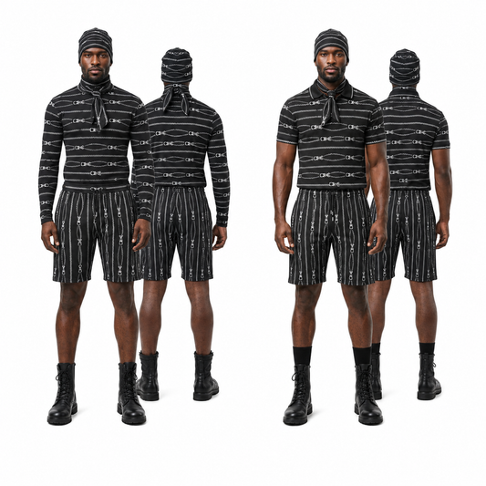 Three Piece Co-ord Set in Zippers