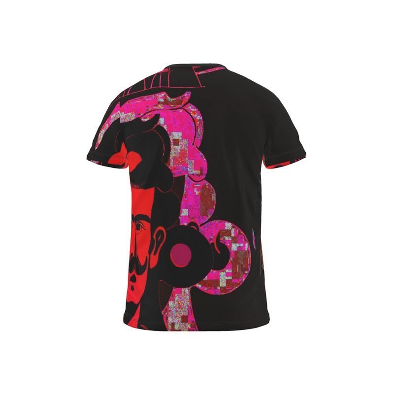 All Over Print T Shirt aubrey pink - BONA OGLE LONDON