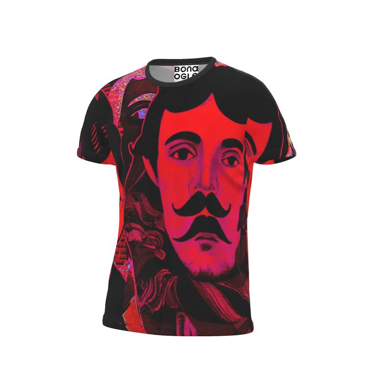 All Over Print T Shirt aubrey pink - BONA OGLE LONDON