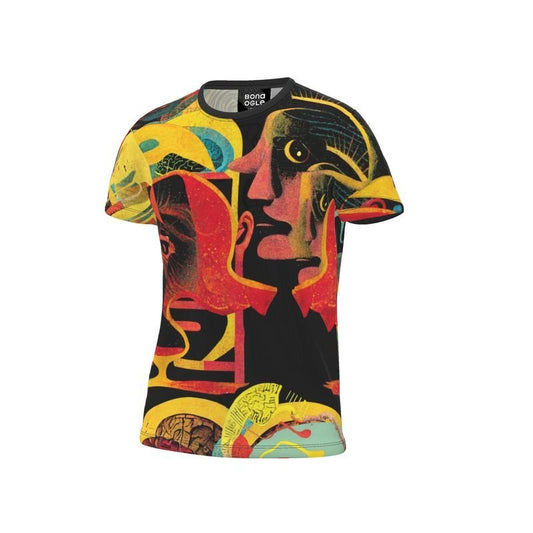 All Over Print T Shirt in big head - BONA OGLE LONDON