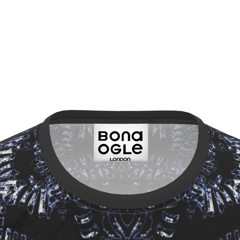 All Over Print T Shirt in orgy dark forsest - BONA OGLE LONDON