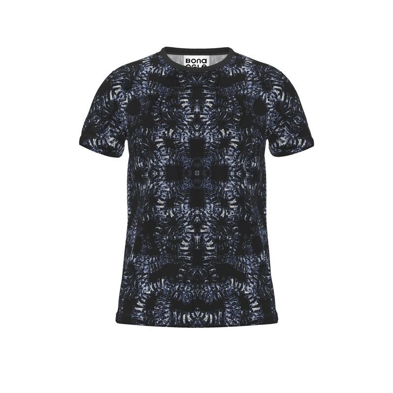 All Over Print T Shirt in orgy dark forsest - BONA OGLE LONDON