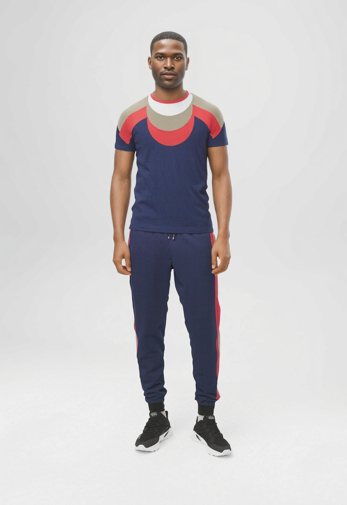 All Over Print T-shirt in 3D Blue