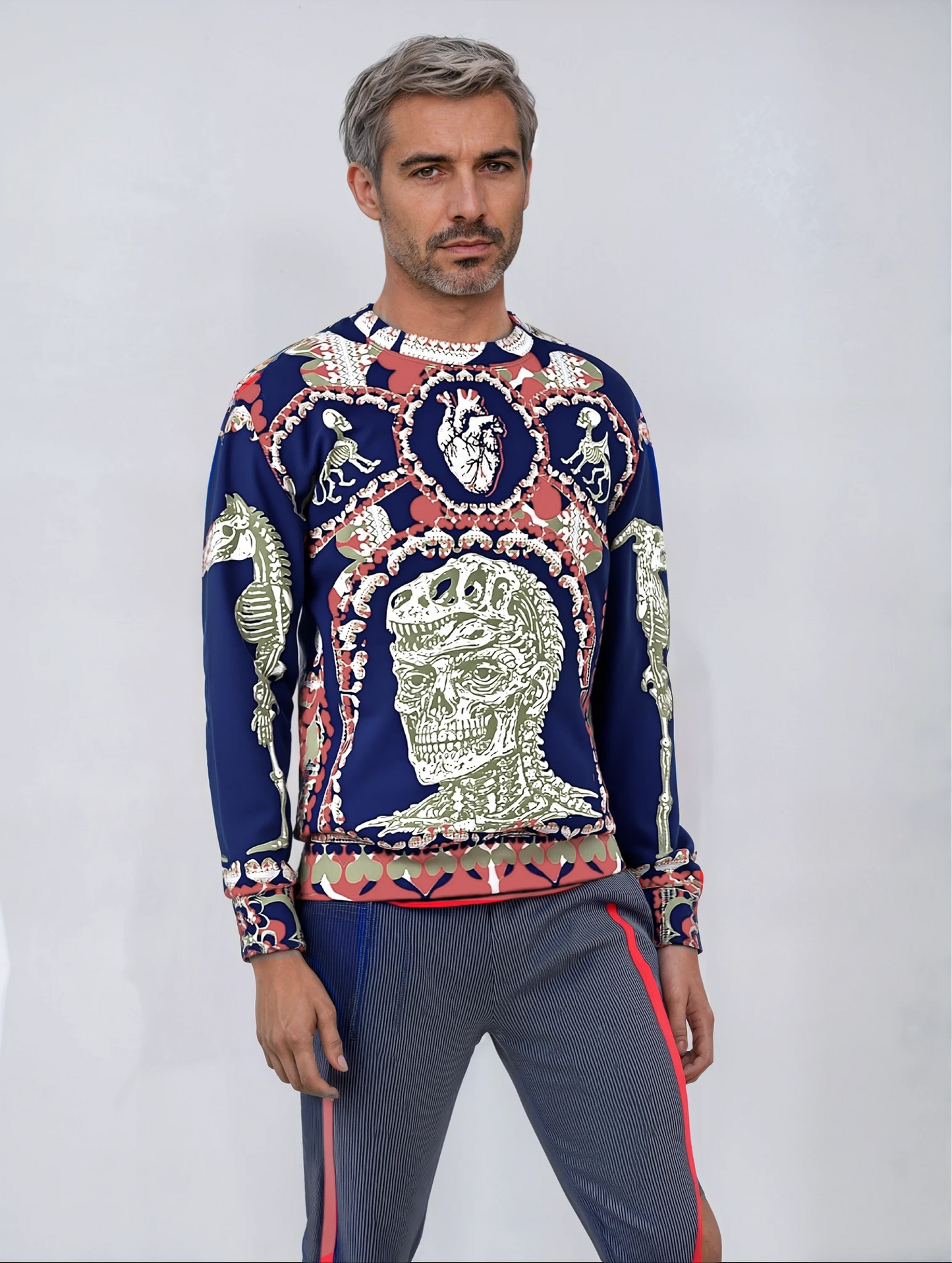 Sweatshirtin Bona Bones Sport Blue