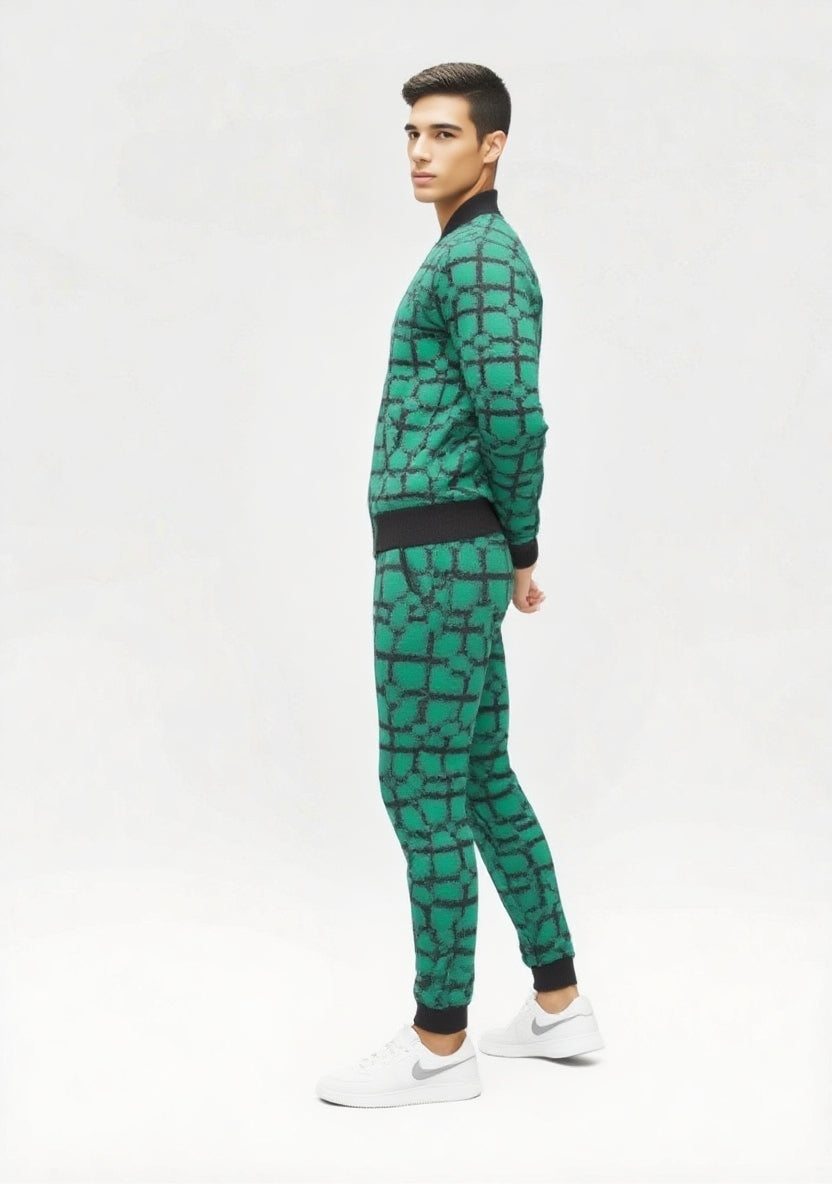 Jogging Bottoms in horseman 1 teal green.