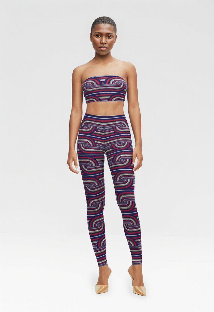 Leggings iin Chunky Blue