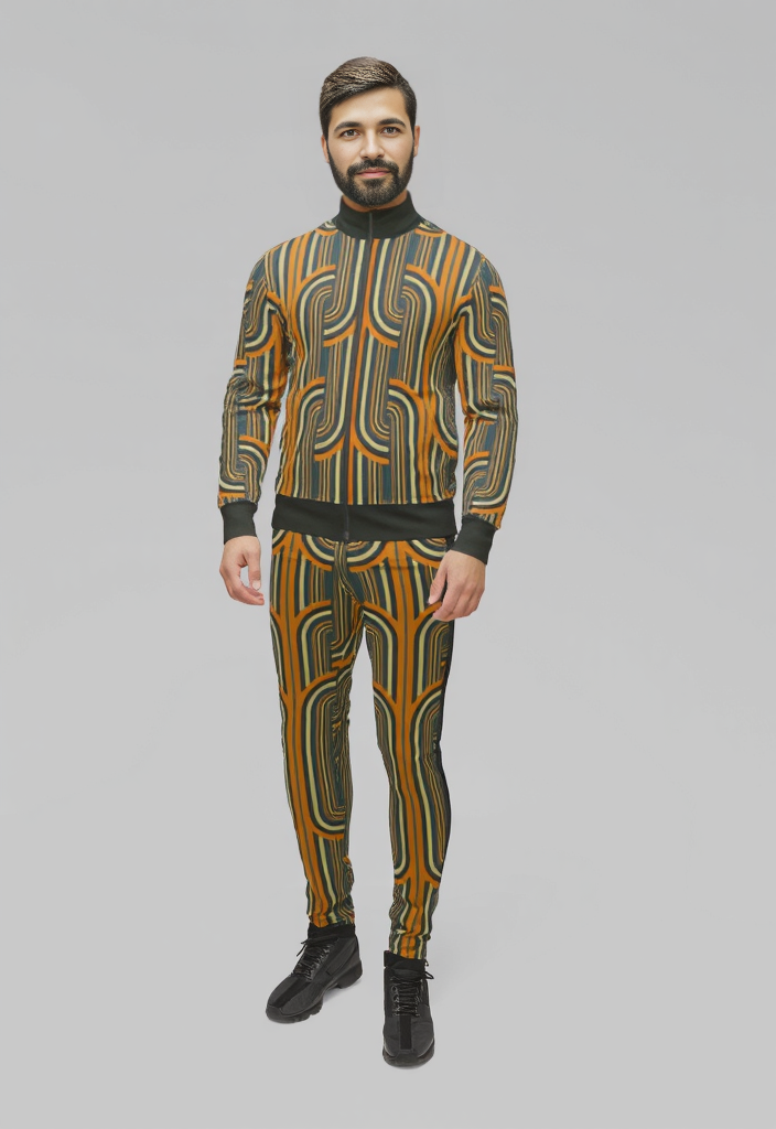 Tracksuit jacket in Chunky Orange
