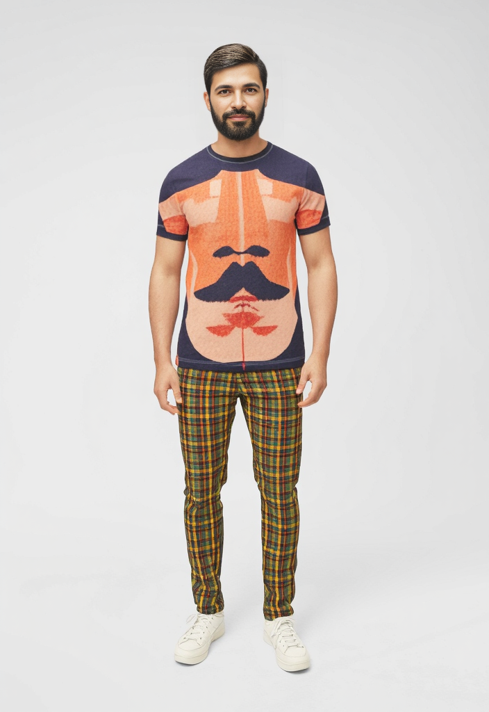 All Over Print T Shirt in Handsome