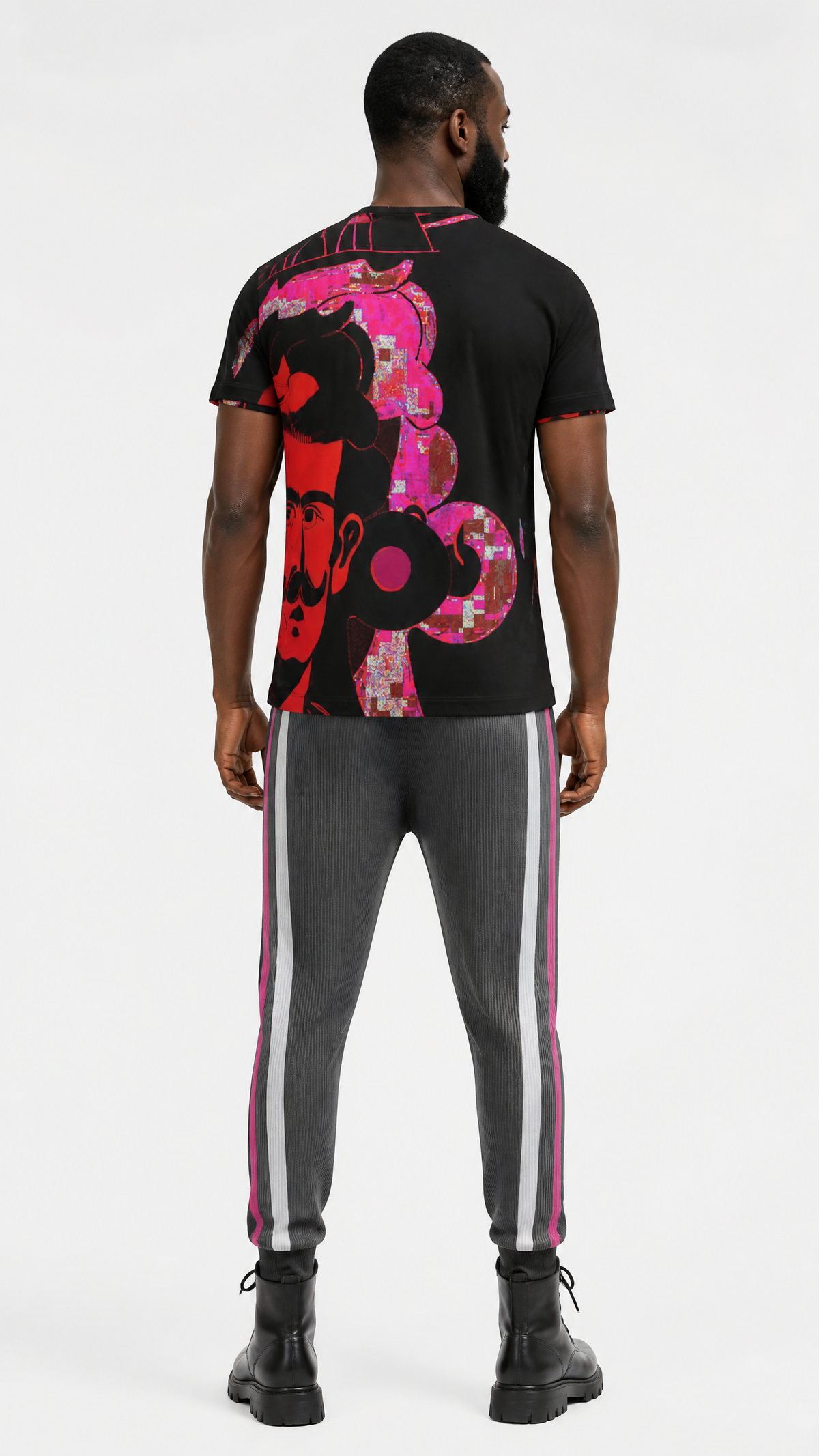 All Over Print T Shirt in Aubrey Pink