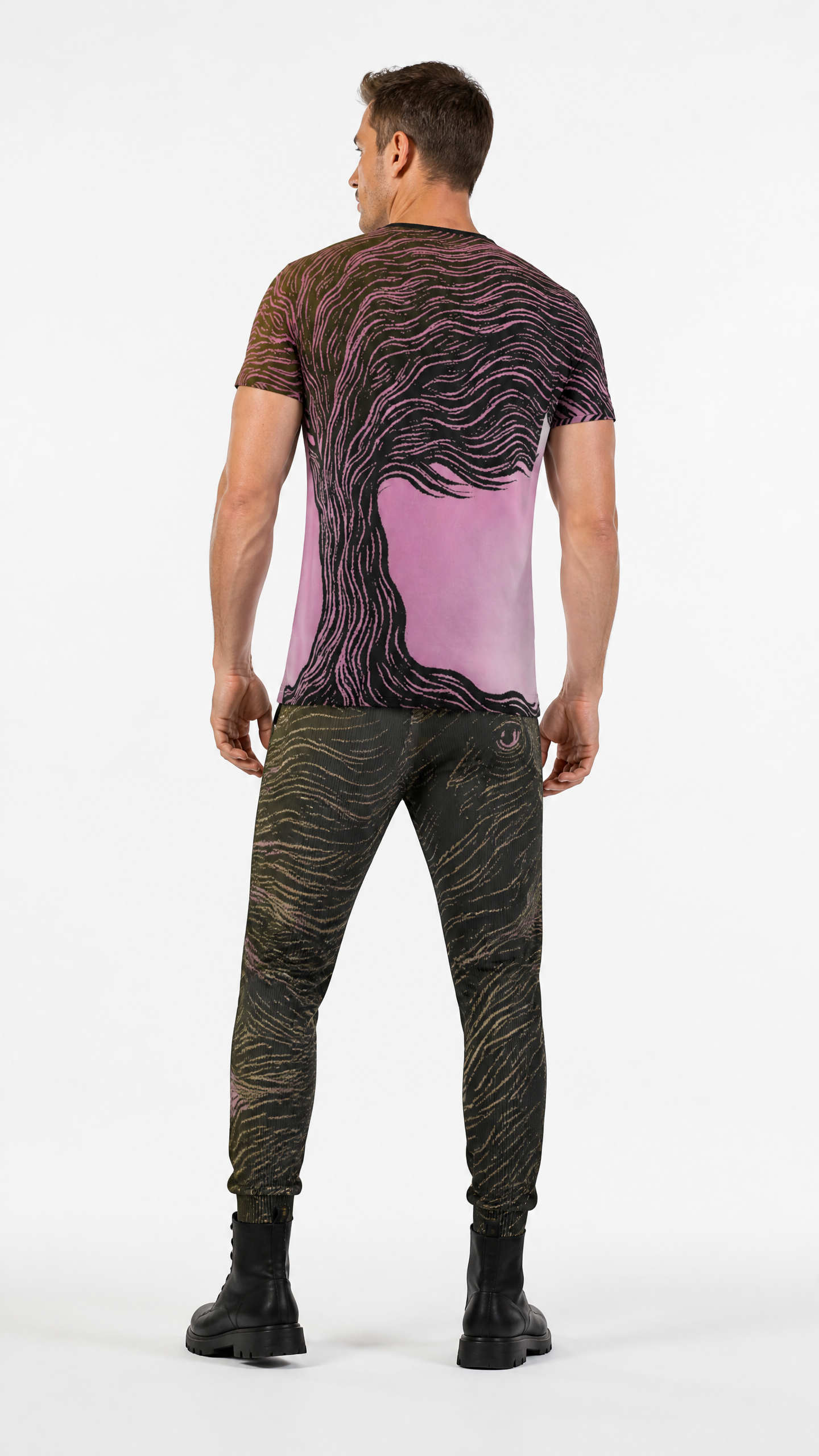 T Shirt in Tempest in tree Golden Sunset